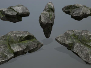 Forest rocks 3D Model