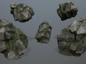 Forest rocks 3D Model