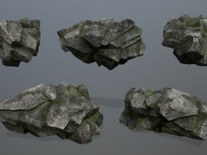 Forest rocks Modelo 3D