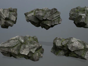 Forest rocks 3D Model