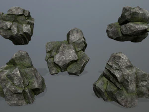 Forest rocks 3D Model