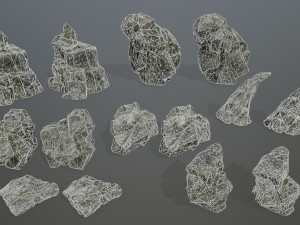 Forest rocks Modelo 3D