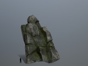 Cliff rocks 3D-Modell