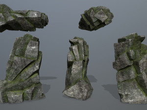 Cliff rocks 3D-Modell