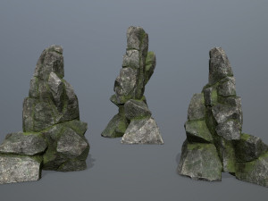 Cliff rocks 3D-Modell