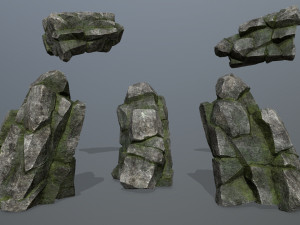 Cliff rocks 3D-Modell