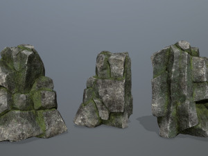 Cliff rocks 3D-Modell