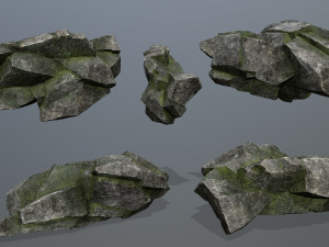 Cliff rocks 3D-Modell