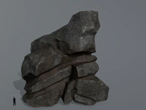 Skały klifowe Model 3D