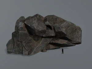 Skały klifowe Model 3D