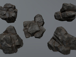 Cliff rocks 3D Модель