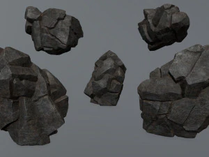 Skały klifowe Model 3D