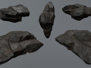 Cliff rocks 3D Модель