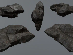 Skały klifowe Model 3D