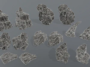 Skały klifowe Model 3D