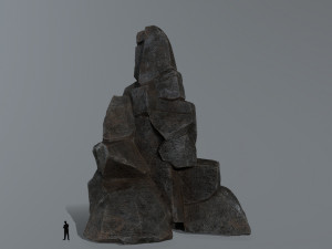 Cliff rocks Modelo 3D