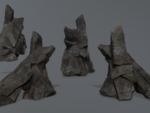 Cliff rocks Modelo 3D