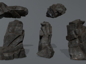 Cliff rocks Modelo 3D