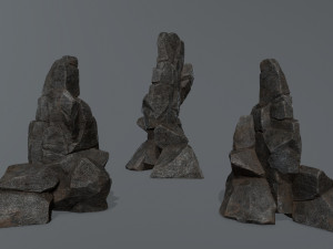 Cliff rocks Modelo 3D