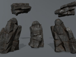 Cliff rocks Modelo 3D