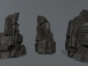 Cliff rocks Modelo 3D