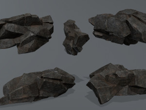 Cliff rocks Modelo 3D