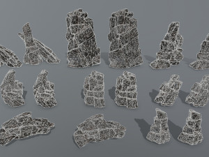 Cliff rocks Modelo 3D