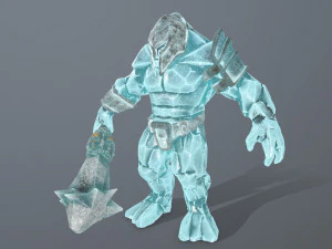 Ice monster 3D Model