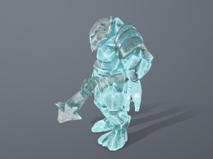 Ice monster 3D Model