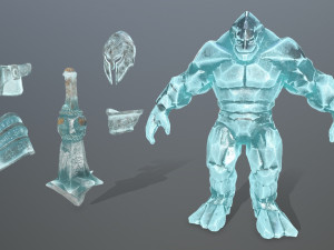 Ice monster 3D Model