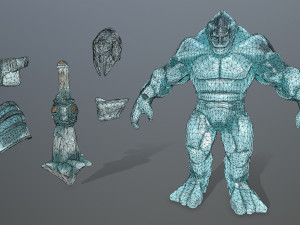 Ice monster 3D Model