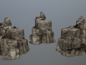 Desert rock 3D 모델