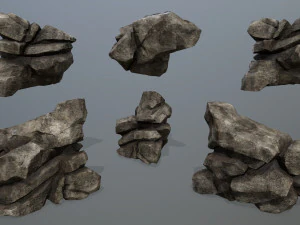 Desert rock 3D Model
