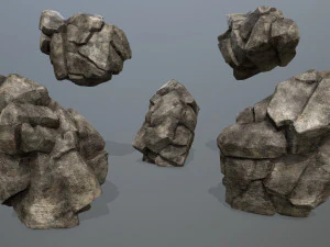 Desert rock 3D Model