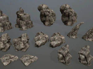 Desert rock 3D Model