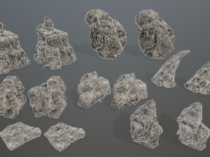 Desert rock 3D 모델