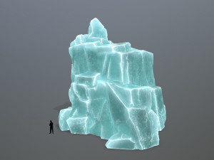 Ice rocks Model 3D