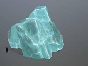 Ice rocks Model 3D