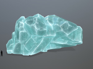 Ice rocks Model 3D