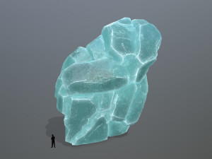 Ice rocks Model 3D