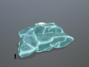Ice rocks Model 3D