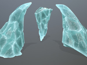 Ice rocks Model 3D