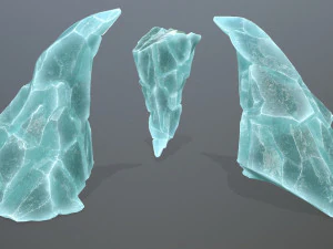 Rochas de gelo Modelo 3D