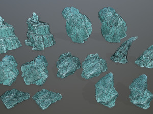 Ice rocks Model 3D
