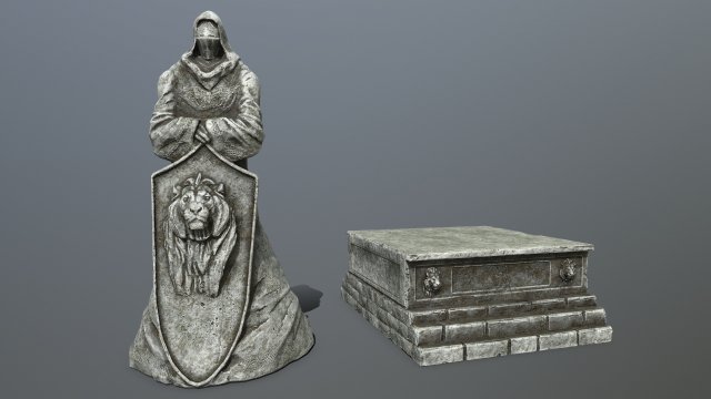 Statue 3 3Dモデル .c4d .max .obj .3ds .fbx .stl .blend 