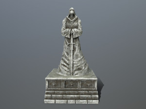 Statue 4 Modèle 3D