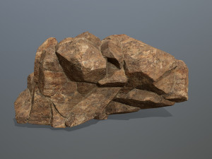 Desert rock set Modelo 3D