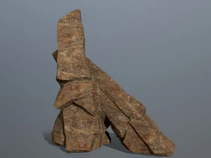 Desert rock set 3D Model