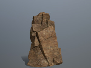 Desert rock set 3Dモデル