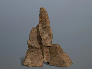 Desert rock set 3D Model